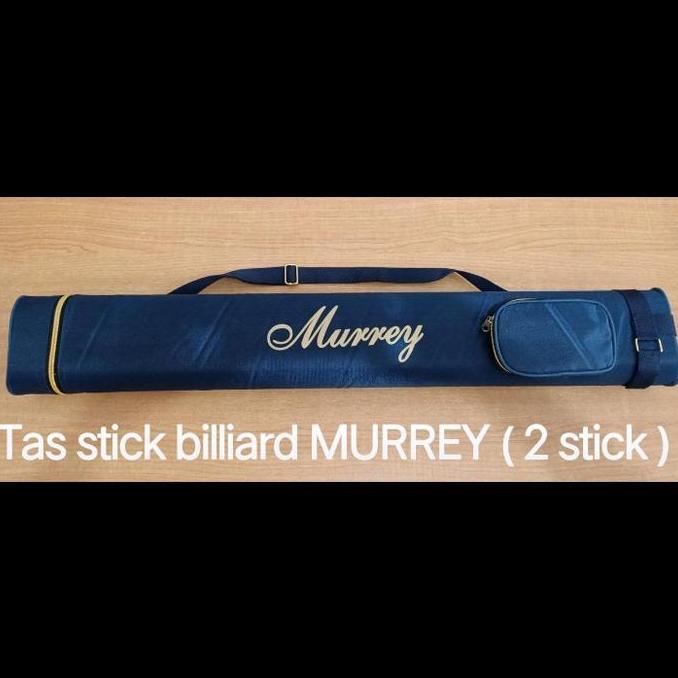 Hardcase tas stick billiard Murrey double untuk 2 stick