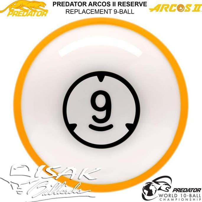 Predator Arcos II 9-Ball | Replment Bola Eceran Billiard Pool Balls