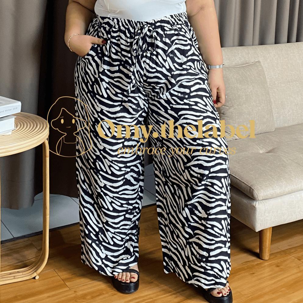 PREMIUM ELENA PANTS/ KULOT RAYON SUPER JUMBO MOTIF MACAN/ ZEBRA/ LEOPARD BB 120 KG/ KULOT POLOS JUMB