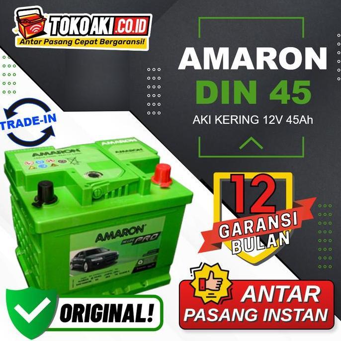 TERMURAH - Amaron Pro DIN 45 MF - 45Ah