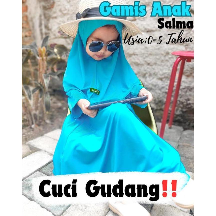 Baju Gamis Anak Perempuan Baju Muslim Bayi Perempuan umur 1 - 4 Tahun