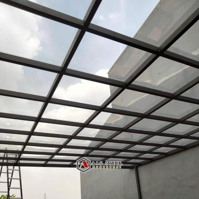 Ironbig- Kanopi Holow Galpanis 4X8 Atap Solarflat 1,2Mm  Besi Baja Lis Frofil Dan Talang Sni Terbaik