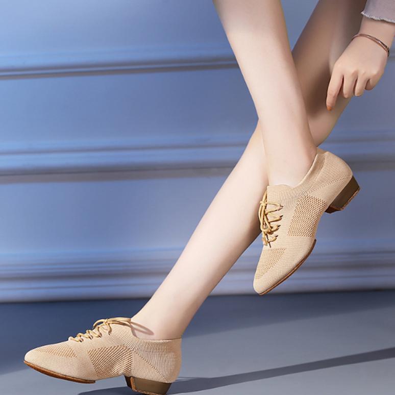 TERBARU Sepatu Dansa Profesional / Sepatu Dansa / Line Dance Latin dance low heel shoes