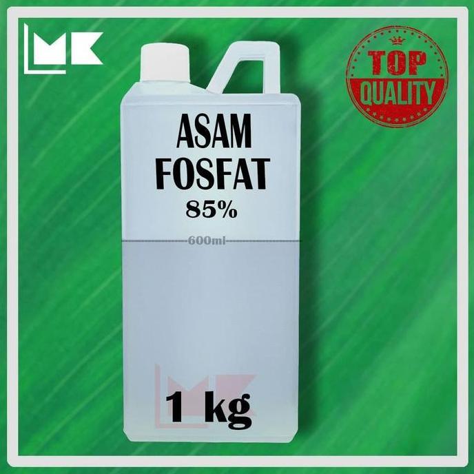 Gardensw- Phosphoric Acid 85% Food Grade -H3Po4 - 1Kg Sayur