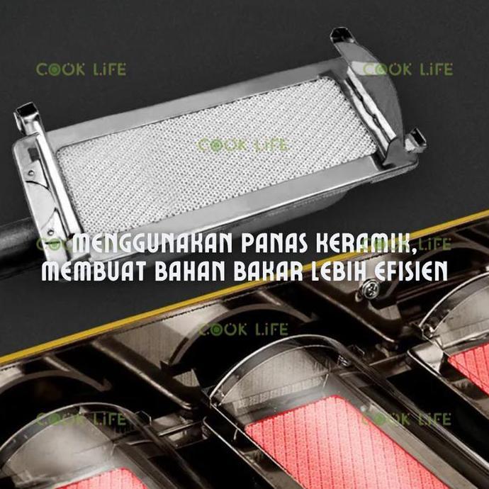 Kalisawungu7 - Alat Pemanggang Barbeque Matsunichi 2 & 3 Tungku Griller Trio Bbq Grill Paket Regulat