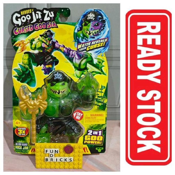 Goo Jit Zu Cursed Goo Sea Rock Jaw Ultra Rare