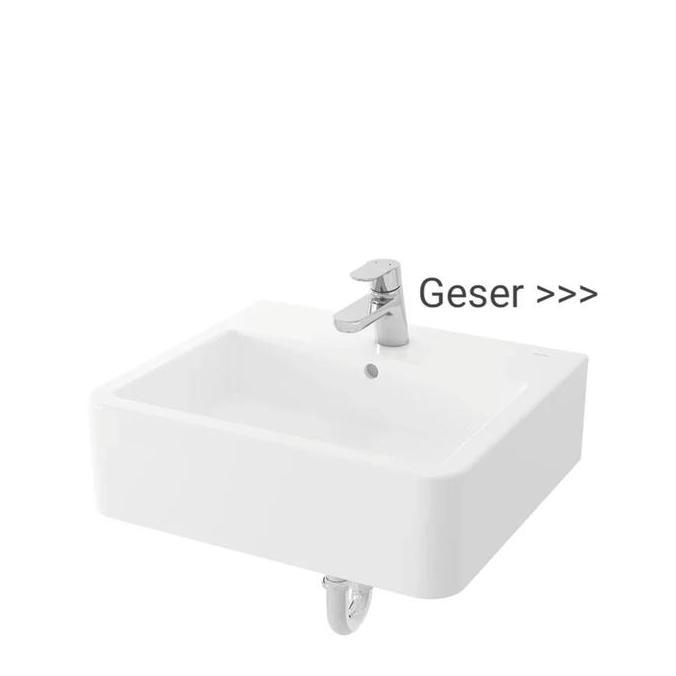 Wastafel Toto LW 644 CJ / LW644CJ (Body Only) Model Gantung / Tembok