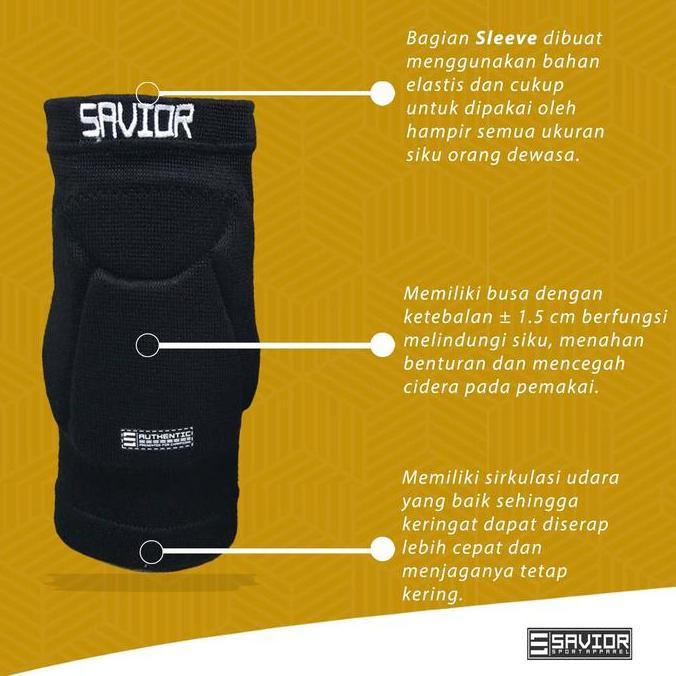 BEBAS ONGKIR - Elbow Pad Savior Classic | Pelindung Sikut | Elbow Futsal