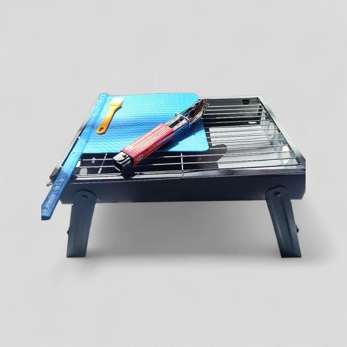 Kalisawungu7 - Alat Panggangan Kaki Lipat Serbaguna Ukuran 26X35 Kitchenware