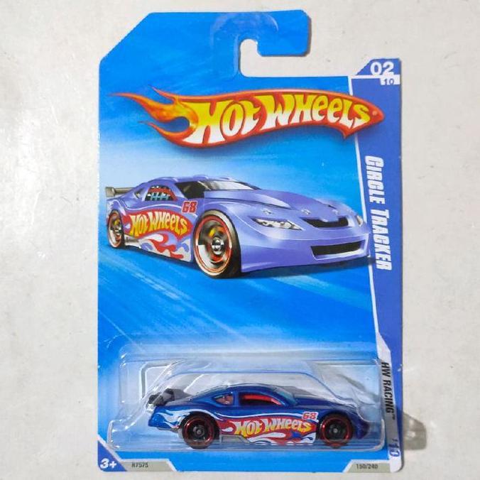 Hotwheels Hot Wheels Circle Tracker biru 2010 HW Racing blue card