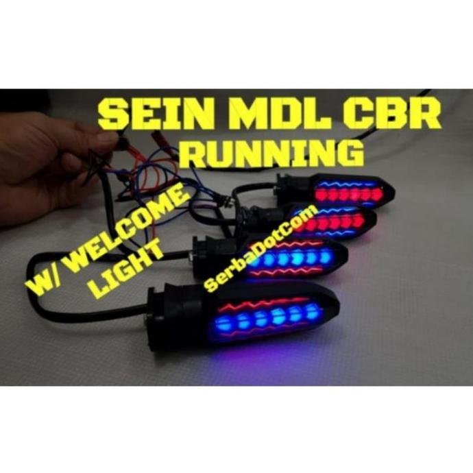 Promo LAMPU SEN SEIN RUNNING LED UNIVERSAL VARIO 125 150 160 CB CBR 150 MERK XCASE ORIGINAL BISA UNT