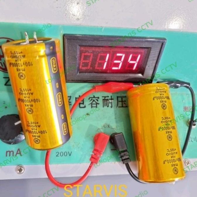 Diterium- Elco 10000/100 Max, 10000Uf/100V Max ,10000/100V