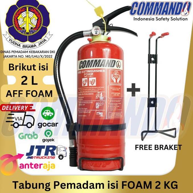 APAR FOAM 2 KG COMMANDO / AFF FOAM 2 L / Komplit Set + Free Braket