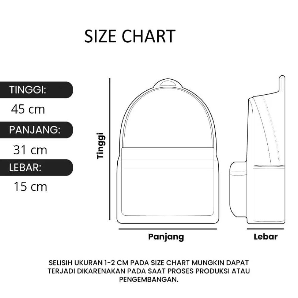 BIG PROMO Tas Ransel Pria Anti Air Tas Gendong Daily Sekolah Kantor Waterproof