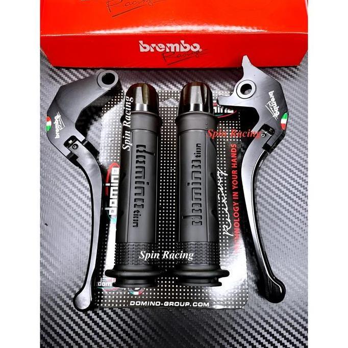 3in1 Handle Rem Lipat Kopling Black + Handgrip RCB Ori HG55 + Jalu Stang Full CNC / Tiger CB 150R CB