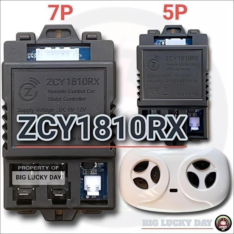 LARISS REMOT RECEIVER ZCY1810RX / JR1810RX 7PIN / 5PIN 6V - 12V MOBILAN AKI ANAK REMOTE CONTROL IC M