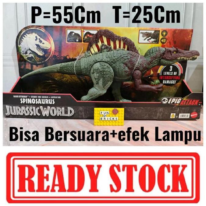 Mattel Jurassic World Damage Slash Attack Spinosaurus