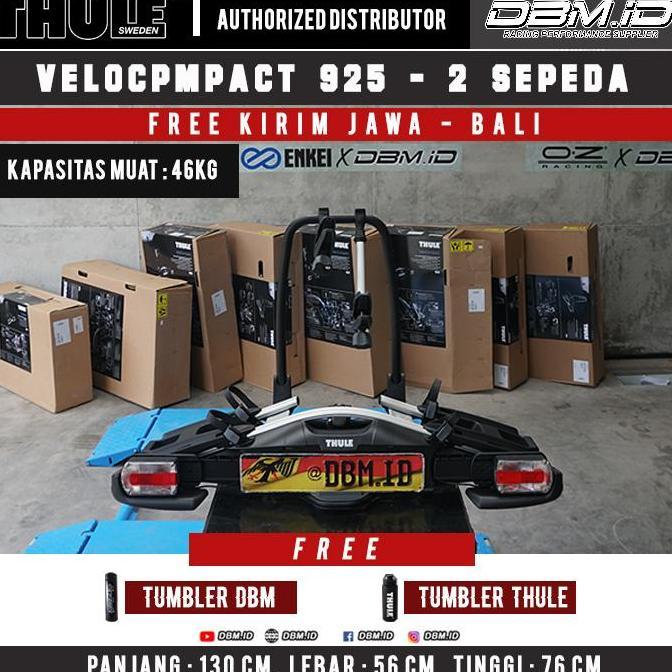 Promo Thule 925 Velocompact 2 Bike Carrier Rak Sepeda Belakang Towing Mobil Diskon