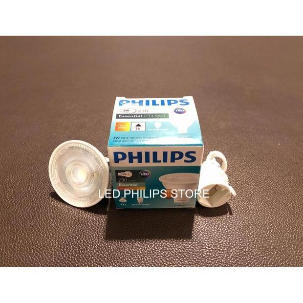 Lightbrum- Lampu Halogen Led Spot Philips 3 Watt 3Watt 3 W 220V Tusuk Mr16 Mr 16