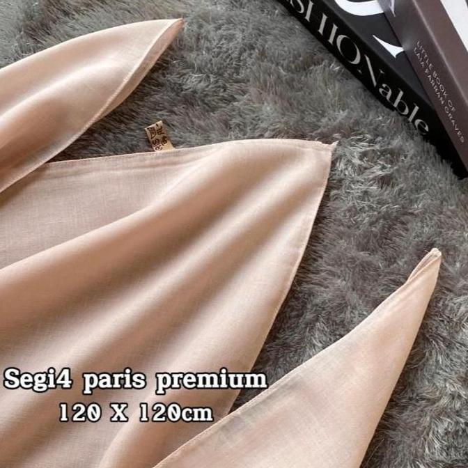 Newfhs- Segiempat Paris Premium 120X120Cm Segiempat Syari Wanita Muslim Paris Premium