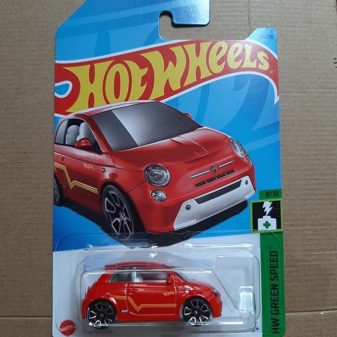 hotwheels fiat 500e