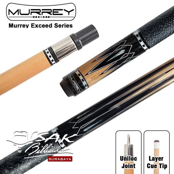 Murrey Exceed EXC-04 Cue - Uniloc Maple Extension Bumper Stick Billiar