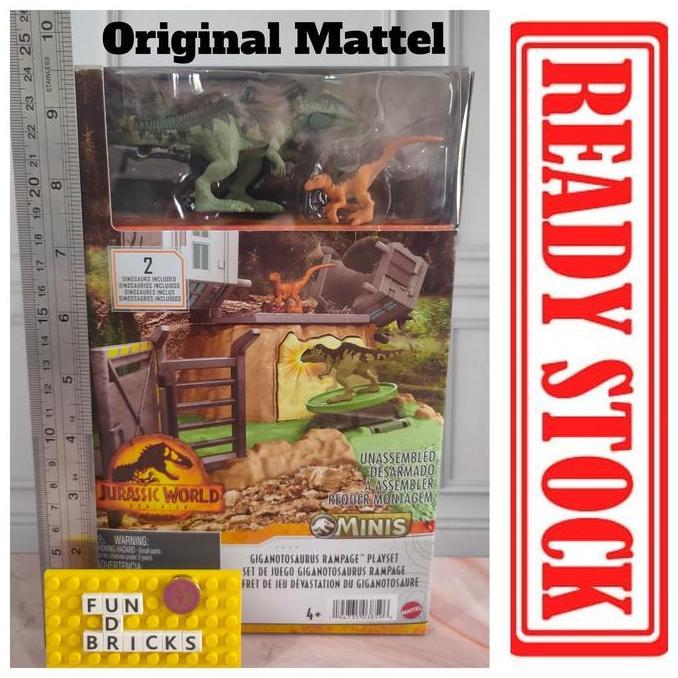 Jurassic World Dominion Giganotosaurus Rampage Playset Mattel