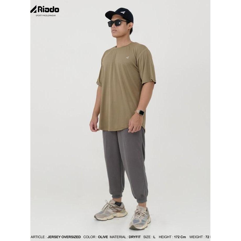 Riado Jersey Oversized Kaos Kurta Jersey  Kurta Kaos Muslim Kaos Muslim Runners