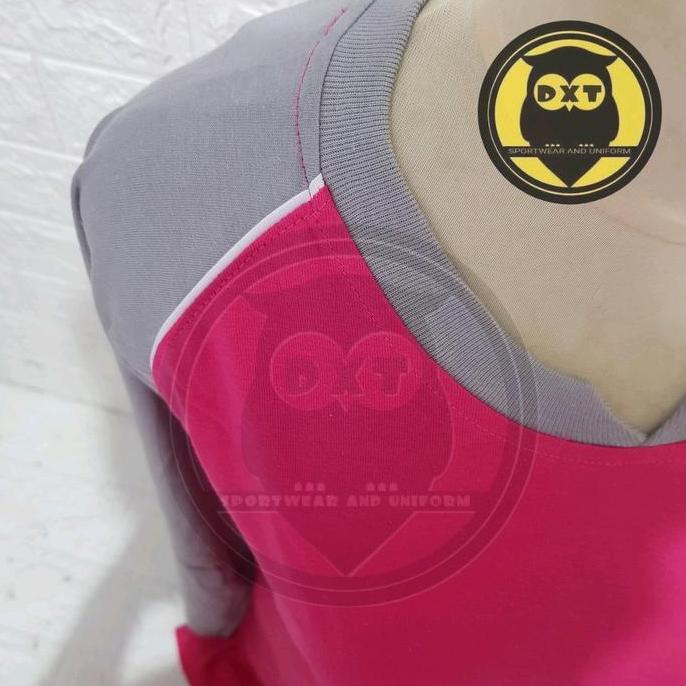 Setelan Olahraga Muslimah Tunik / Baju Senam Muslimah / Kaos Olahraga 1 Set Wanita