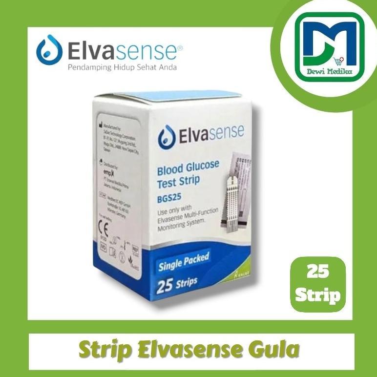Strip Elvasense Gula  Strip Elvasense GCU Gula Darah  Strip Gula Elvasense