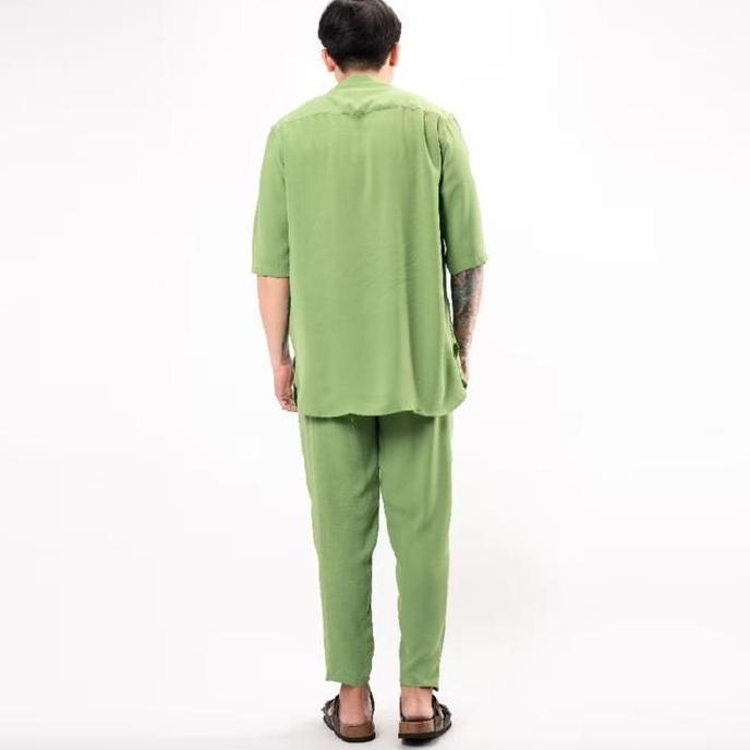 Setelan Koko Celana Panjang Pria Dewasa Muslim Setelan Kurta Pakistan HM