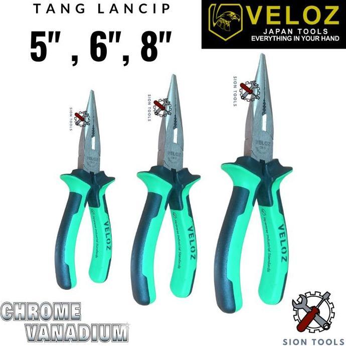 Promo VELOZ TANG LANCIP HEAVY DUTY 6 8 INCH / LONG NOSE PLIER HEAVY DUTY Diskon