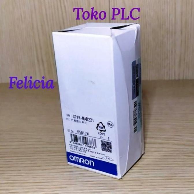 Promo Omron PLC CP1W-MAB221 Analog I/O Board Input Output 2 Points Analog 0-10V 0-20mA Resolution 1/