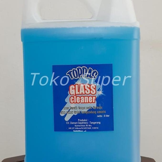 PREMIUM Glass Cleaner 5 ltr Toppas khusus /