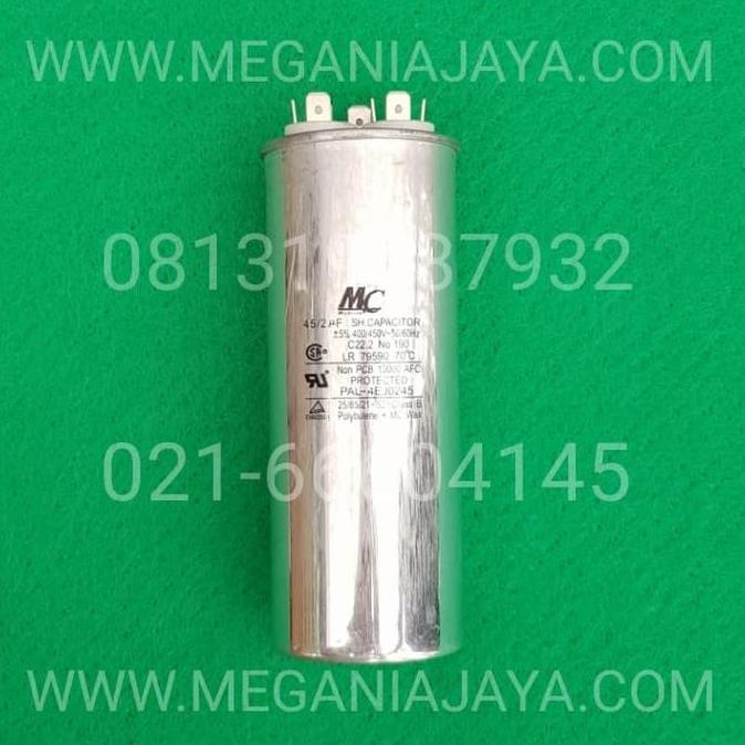 CAPASITOR MC 45 + 2 UF / KAPASITOR FAN MC 45 + 2 UF HEMAT