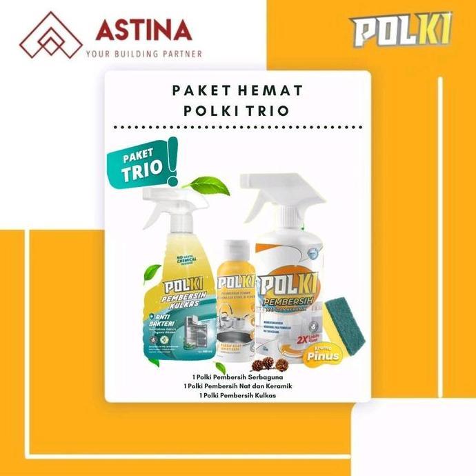 [PAKET HEMAT POLKI TRIO] Polki Pembersih Kerak, Polki Pembersih Nat dan Keramik & Polki Pembersih Ku