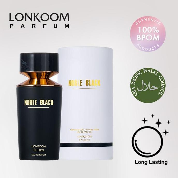 Mist- [Khusus] Lonkoom Noble Black Parfum Pria Maskulin Edp 100Ml Premium Wangi Long Lasting