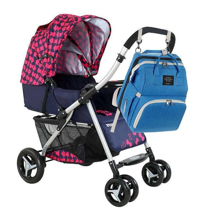 Tas Bayi Ransel Multifungsi Tempat Tidur Bayi / Ransel Bayi / Tas Diapers Bag / Tas Bayi Kasur / Bac