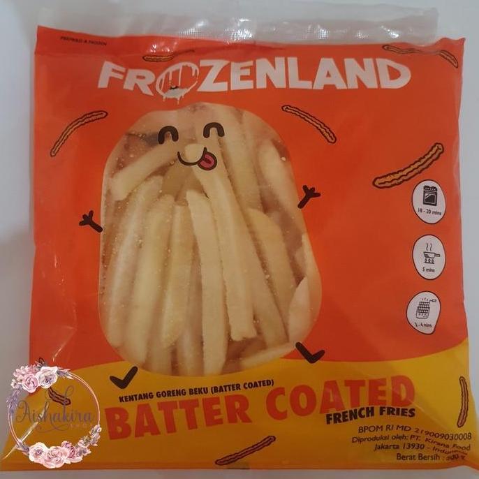 Sayuroi- Kentang Goreng Beku Rasa Keju/Batter Coated Frozenland 500 Gram