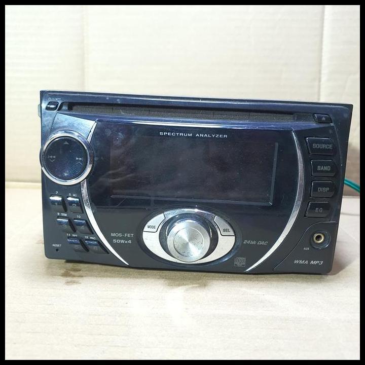 HOT DEAL HEAD UNIT DOUBLE DIN JVC KW XG506S LCD MP3 AUX OUT PUT SUBWOOFER