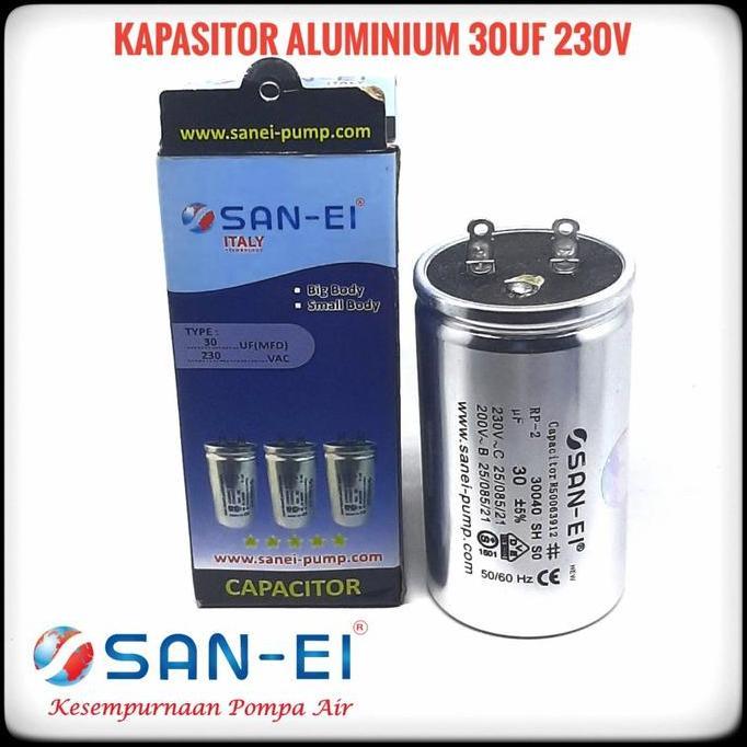 kapasitor aluminium pompa air 30uf HARGA SPESIAL