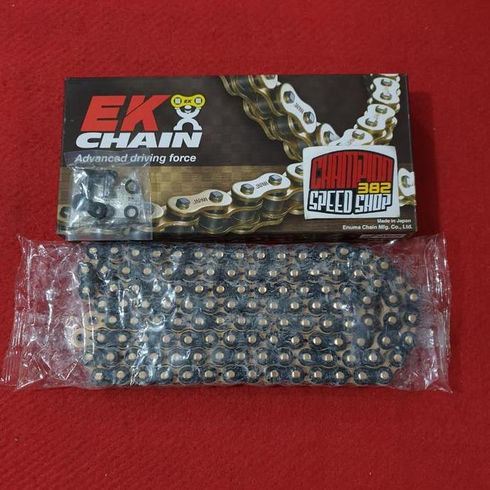 '' RANTAI EK CHAIN SRX2 X RING 520-120 BLACK GOLD ZX25R ZX 25R R25 MT25 *