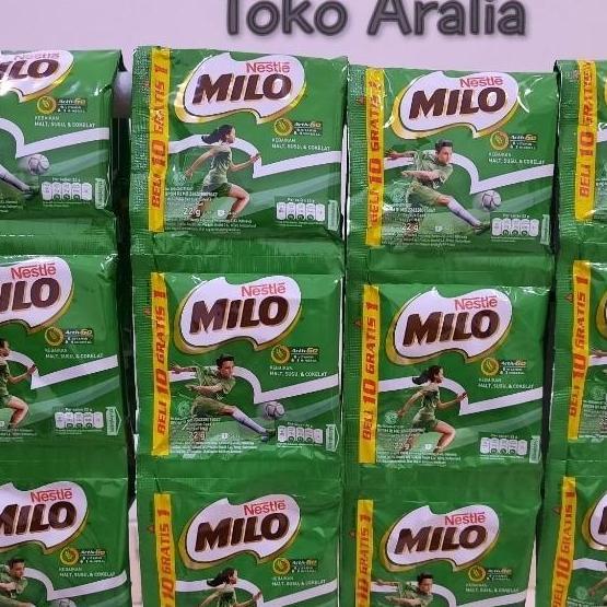 Milxia- Milo Renceng 22Gr X 10 Sachet - Susu Milo