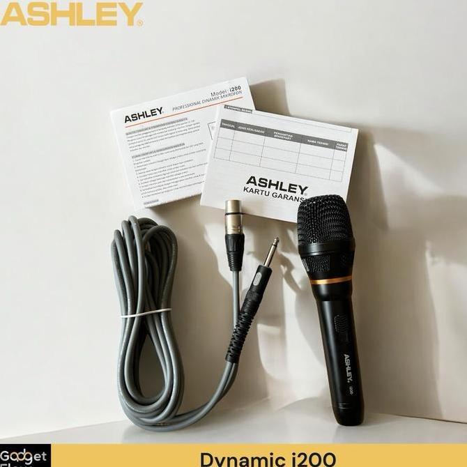 Yoiyoman- Mic Microphone Ashley I200 Dynamic Mikrofon Karaoke Ktv Kabel 5 Meter