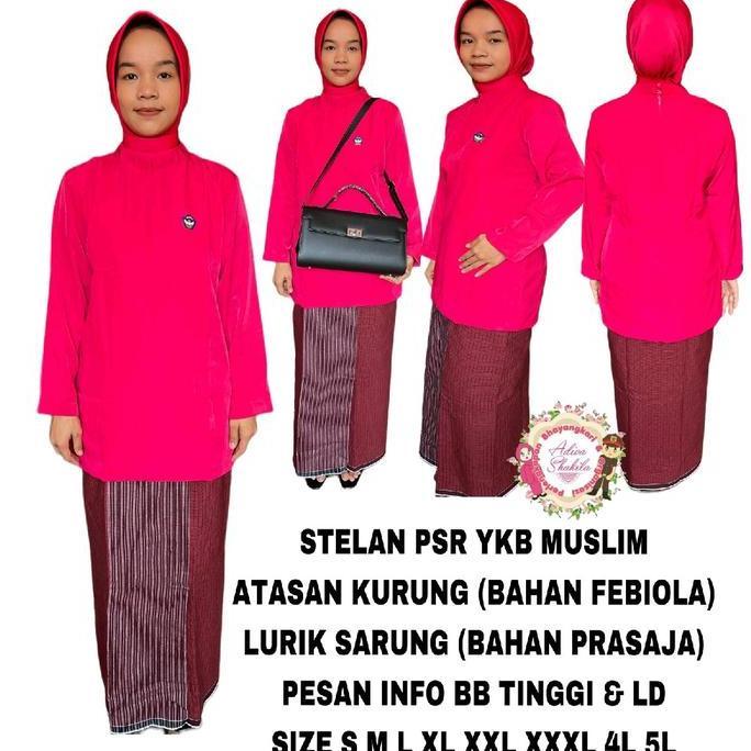 ADIVA-- ATASAN PSR YKB MUSLIM MODEL KURUNG terlaris