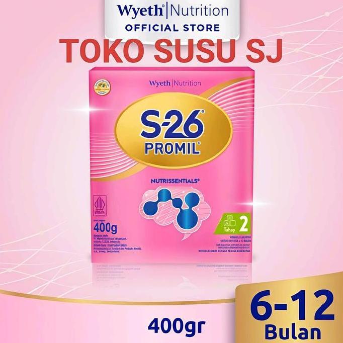 Milxia- S26 Promil Reguler Tahap 2 400 Gr /Promil Reg Tahap 2 400 Gr