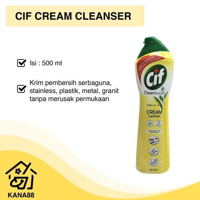 Cif Cream Cleanser Non-Scratch 500 Ml Krim Pembersih Serbaguna