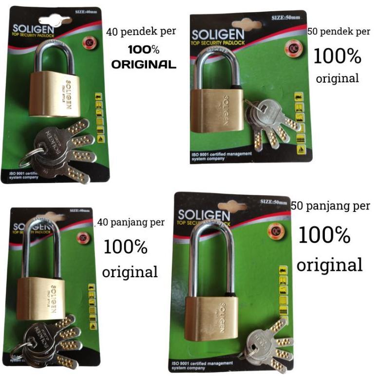 PROMO GEMBOK SOLIGEN KOMPUTER KEY/ SOLGEN PER