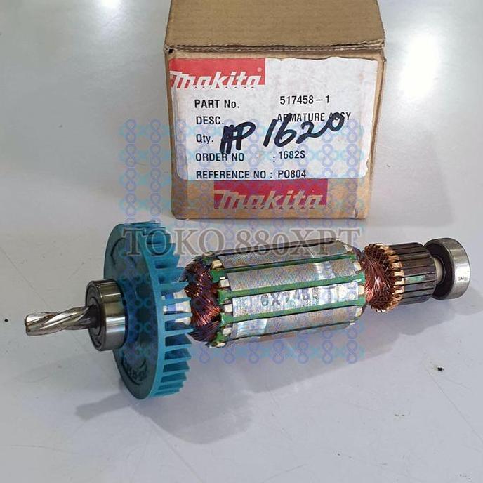 ] Armature Angker Rotor Makita HP1620 HP 1620 Bor Beton 517458-1