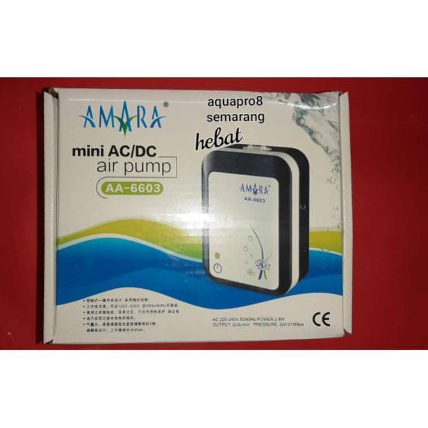 -HSR- Pompa Udara AC/DC Amara Aerator AA6603 (AA 6603)